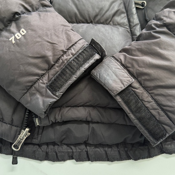 The North Face Black 700 Goose Down Filled Full Zip Puffer Jacket Women's Sz Med - Picture 9 of 13